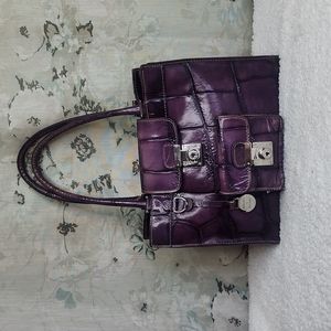 Dooney & Bourke Purple Purse- Leather